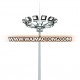 New design high mast lighting with galvanized pole